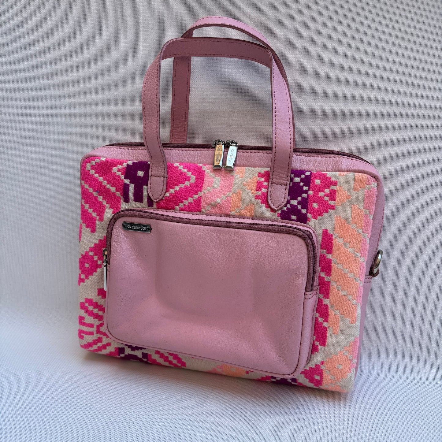 Bolso Carla "Rose India Luxe" · Pieza Única Núm. 18957 (primeras piezas) en evolución.