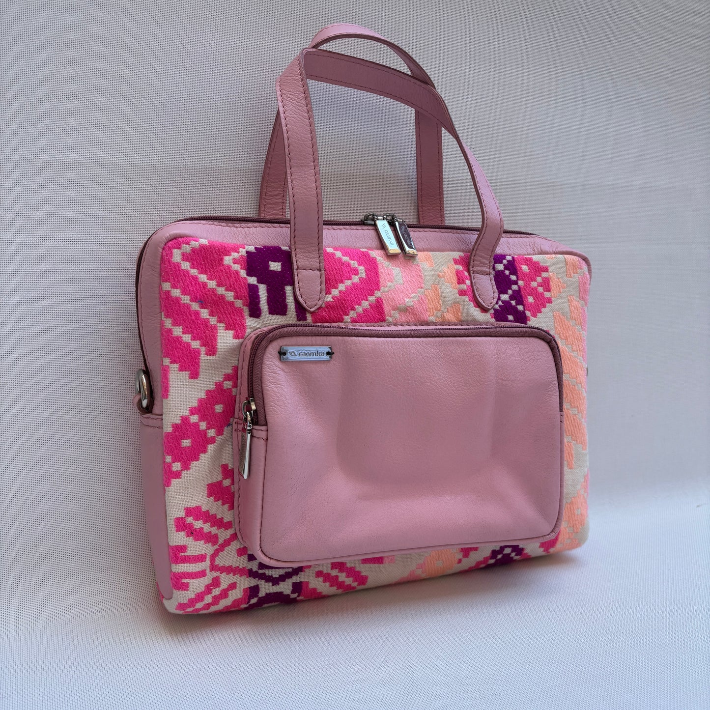 Bolso Carla "Rose India Luxe" · Pieza Única Núm. 18957 (primeras piezas) en evolución.