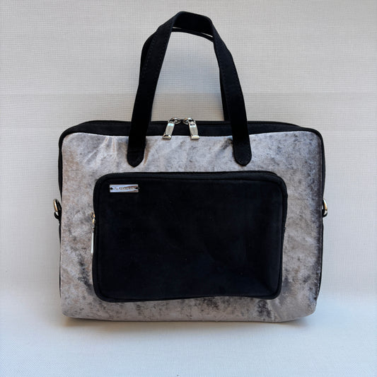 Bolso Carla "Silver Black Luxe" · Pieza Única Núm. 18958 (primeras piezas) en evolución.