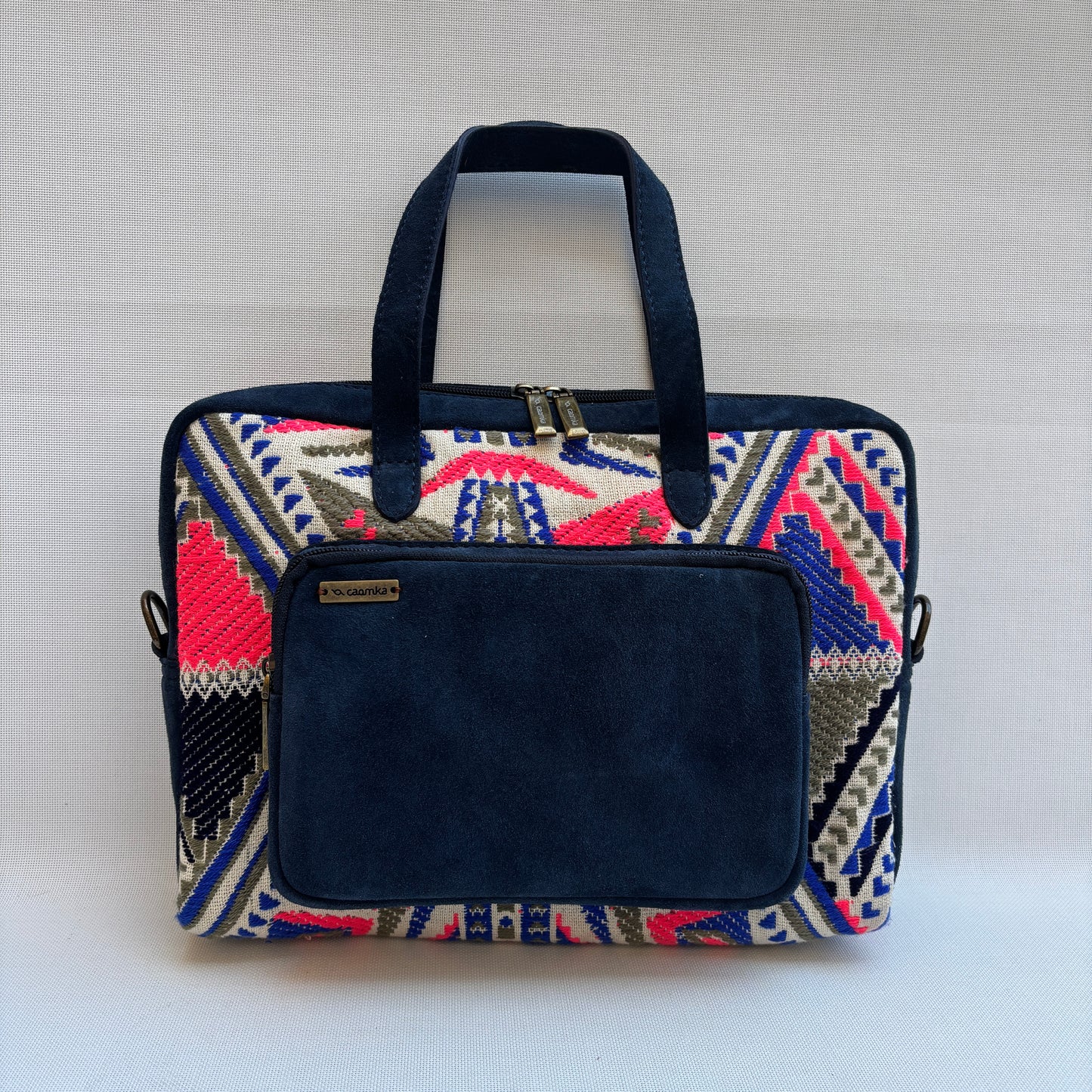 Bolso Carla "Tribal Blue Luxe" · Pieza Única Núm. 18959 (primeras piezas) en evolución.