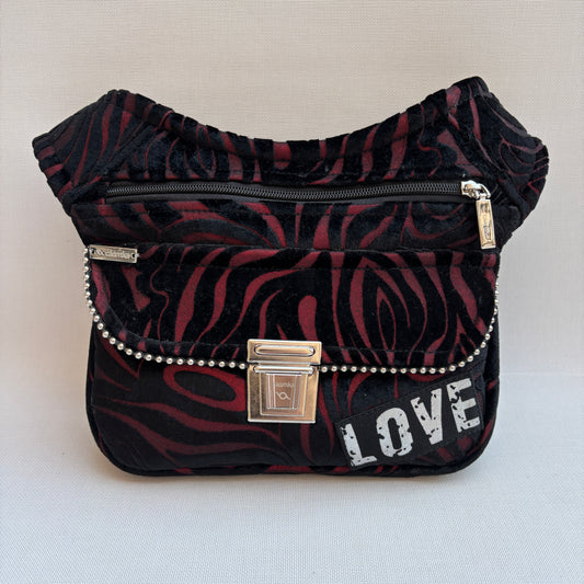 Riñonera "Luxury New Year Love" · Terciopelo · Pieza Única Núm. 16792