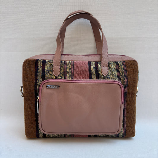 Bolso Carla "Golden Rose Stripes" · Pieza Única Núm. 18960 (primeras piezas) en evolución.