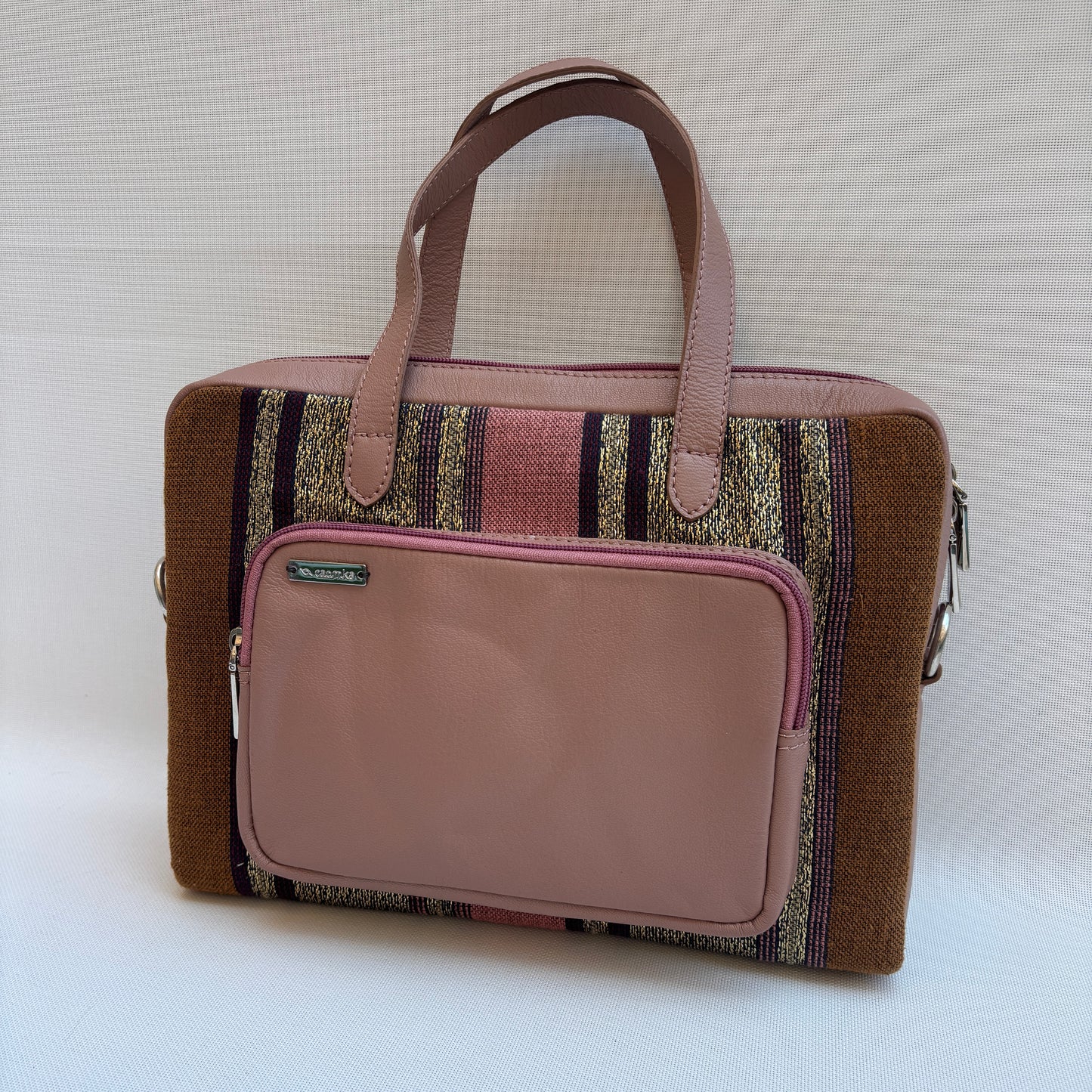 Bolso Carla "Golden Rose Stripes" · Pieza Única Núm. 18960 (primeras piezas) en evolución.