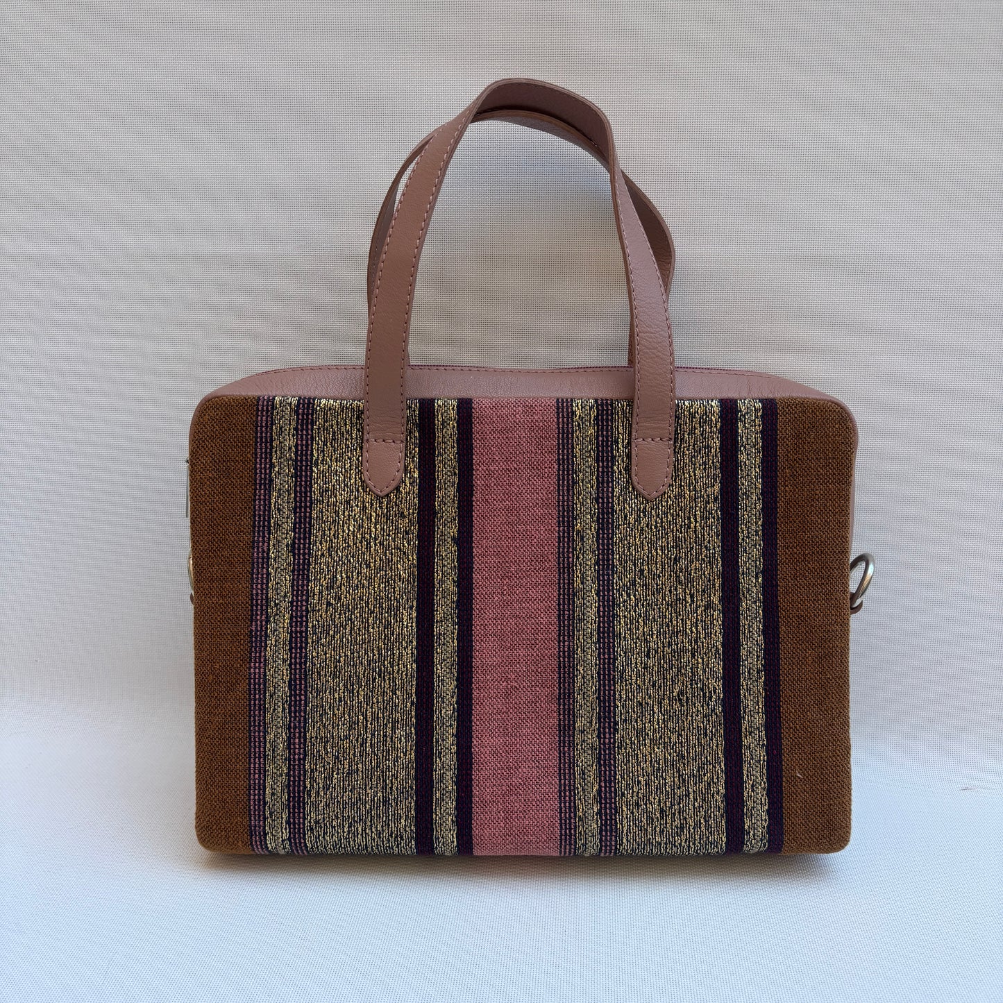 Bolso Carla "Golden Rose Stripes" · Pieza Única Núm. 18960 (primeras piezas) en evolución.