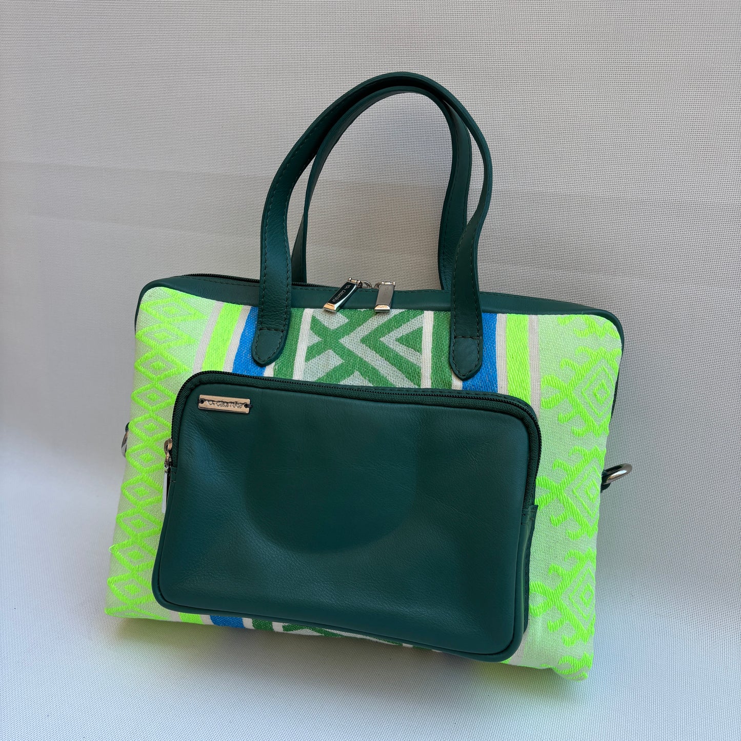 Bolso Carla "Green Light Luxe" · Pieza Única Núm. 18961 (primeras piezas) en evolución.