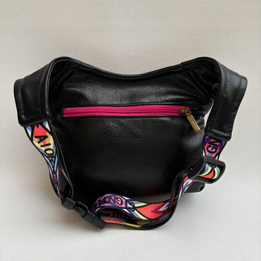 Special Japanese Flowers Vegan Leatherette Unique Piece No. 12983