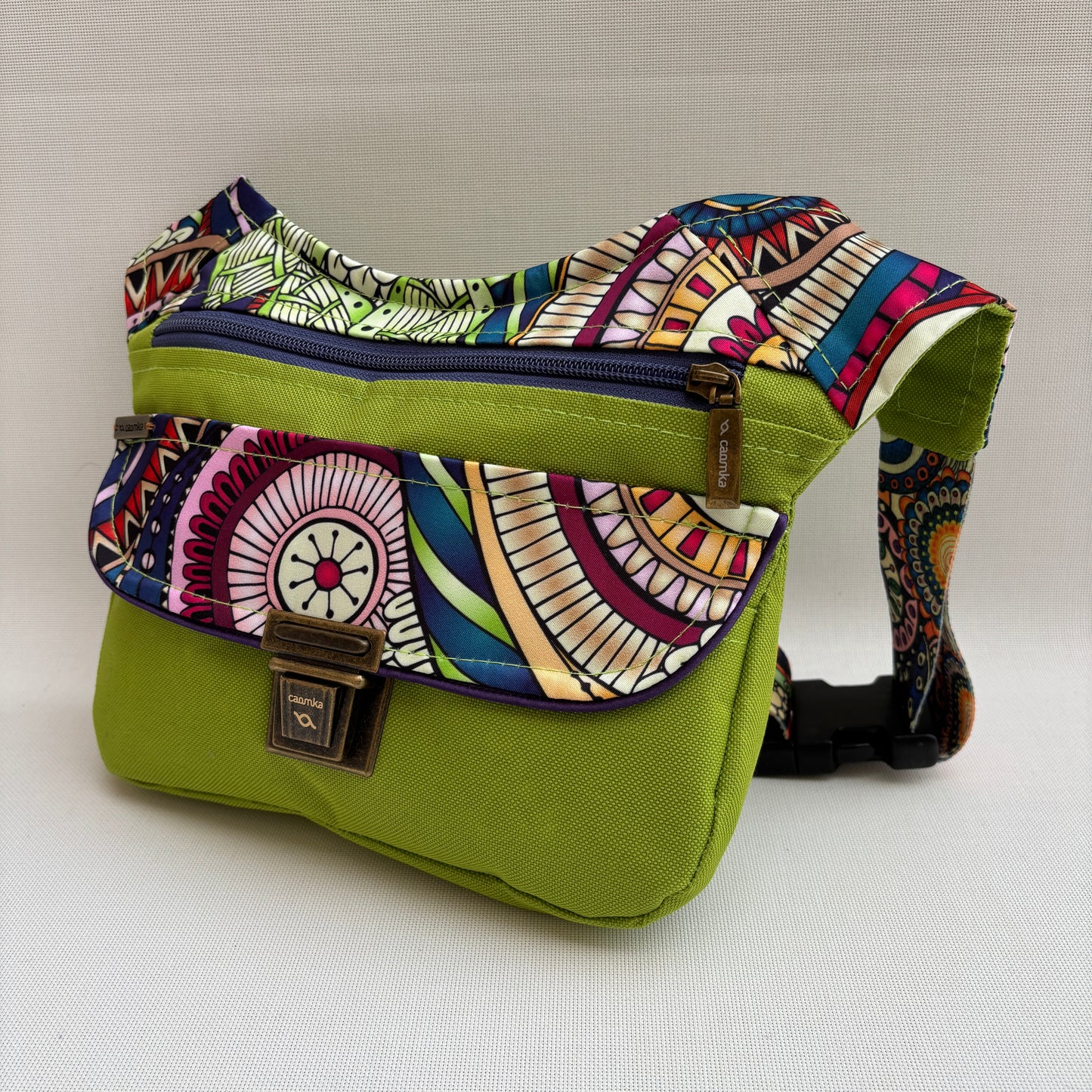 Riñonera "Special Mandalas Energy Top" + Bolsillo trasero · Pieza Única Núm. 18194
