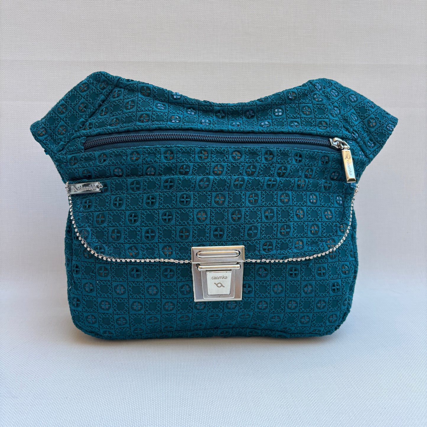 Riñonera "Elegant Green Night  Top" + Bolsillo trasero · Pieza Única Núm. 18929