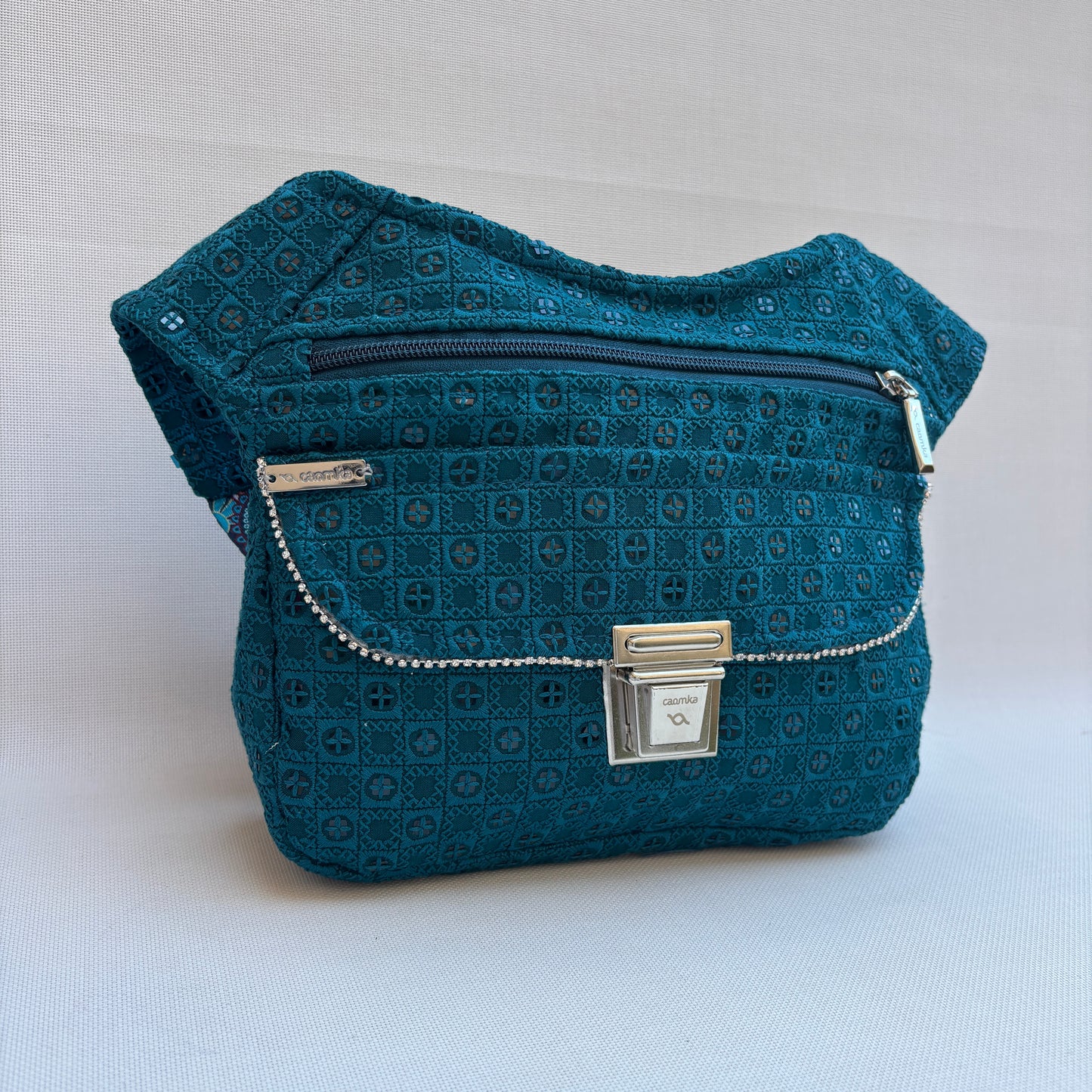 Riñonera "Elegant Green Night  Top" + Bolsillo trasero · Pieza Única Núm. 18929