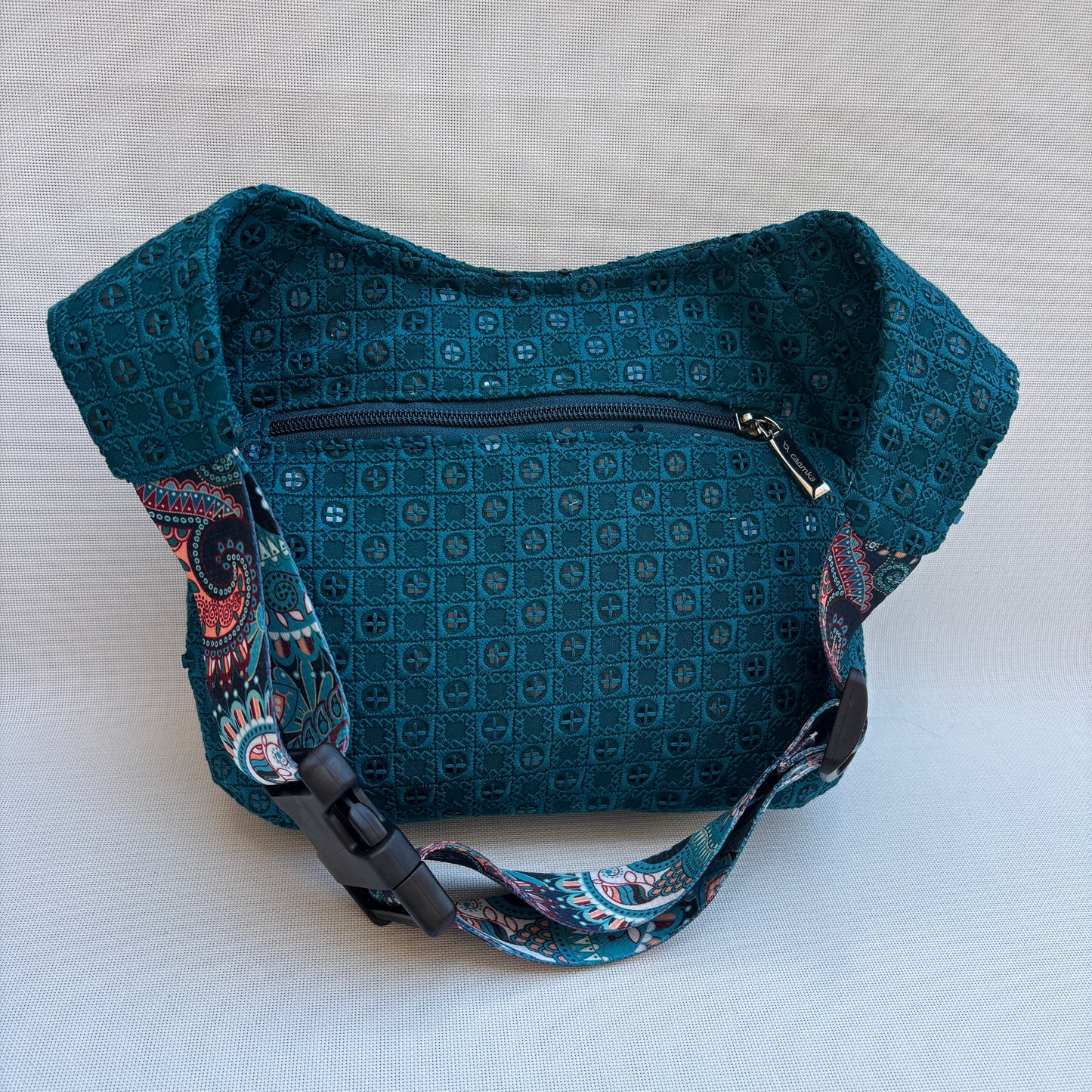 Riñonera "Elegant Green Night  Top" + Bolsillo trasero · Pieza Única Núm. 18929