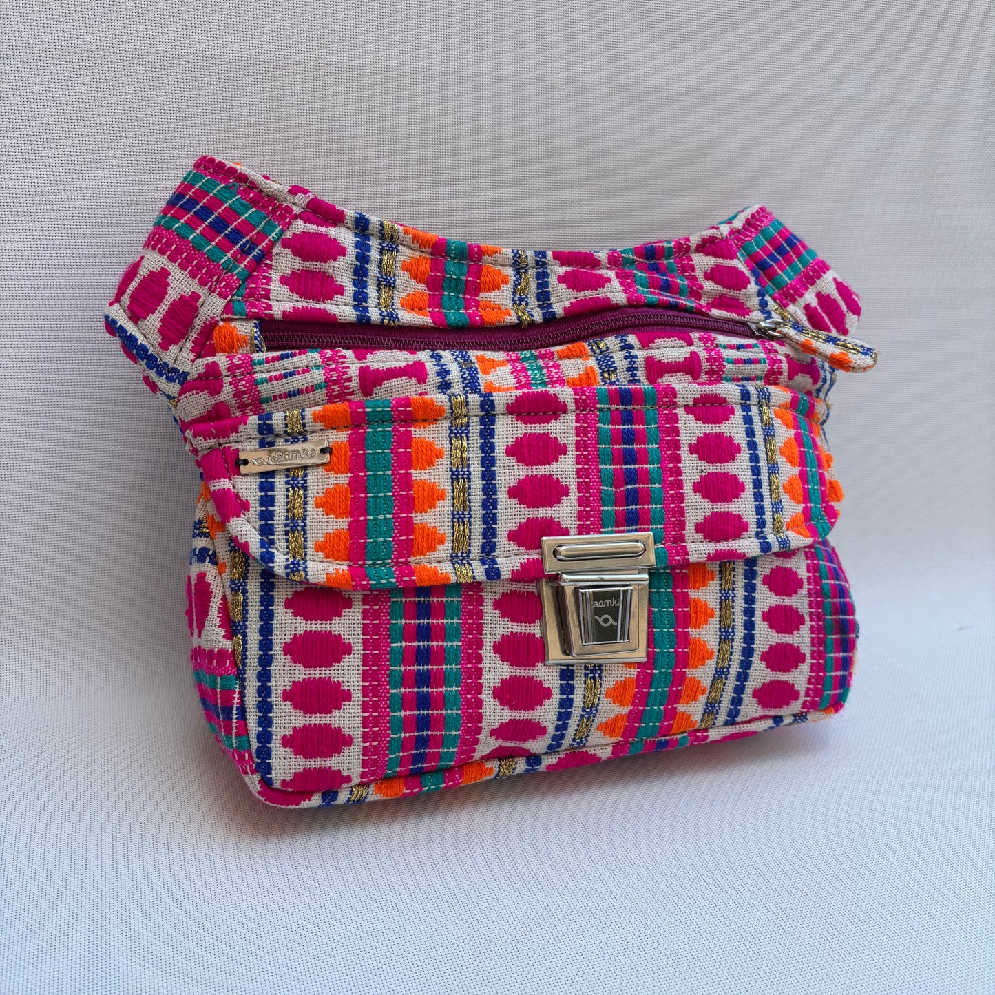 Riñonera "Neon Tribal Energy" + Bolsillo trasero · Pieza Única Núm. 18996