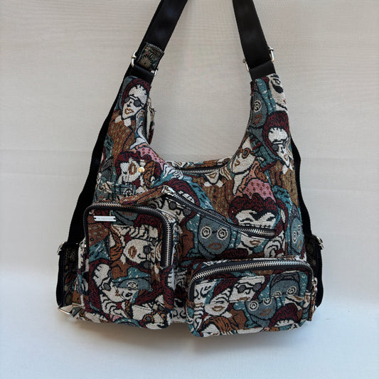Mochila Caomka modelo Pocket "Urban Faces" · Pieza Única núm. 18987