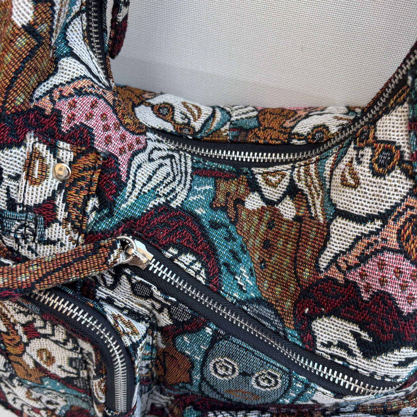 Mochila Caomka modelo Pocket "Urban Faces" · Pieza Única núm. 18987