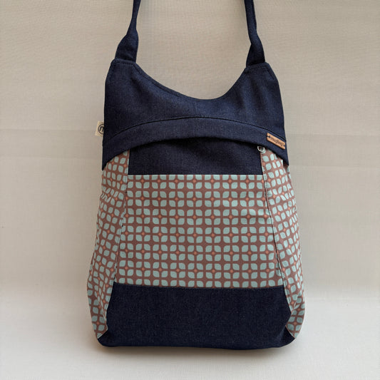 Mochila "Bhaktapur" Geometrica - Vaquera · Pieza Exclusiva 18226