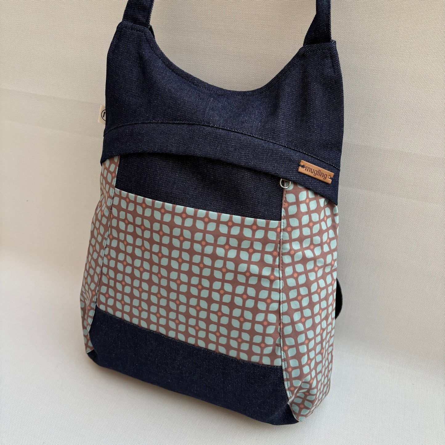 Mochila "Bhaktapur" Geometrica - Vaquera · Pieza Exclusiva 18226