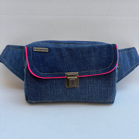 Riñonera Urban "♻️ Jeans Recycled ♻️" · Pieza Única Núm. 19008
