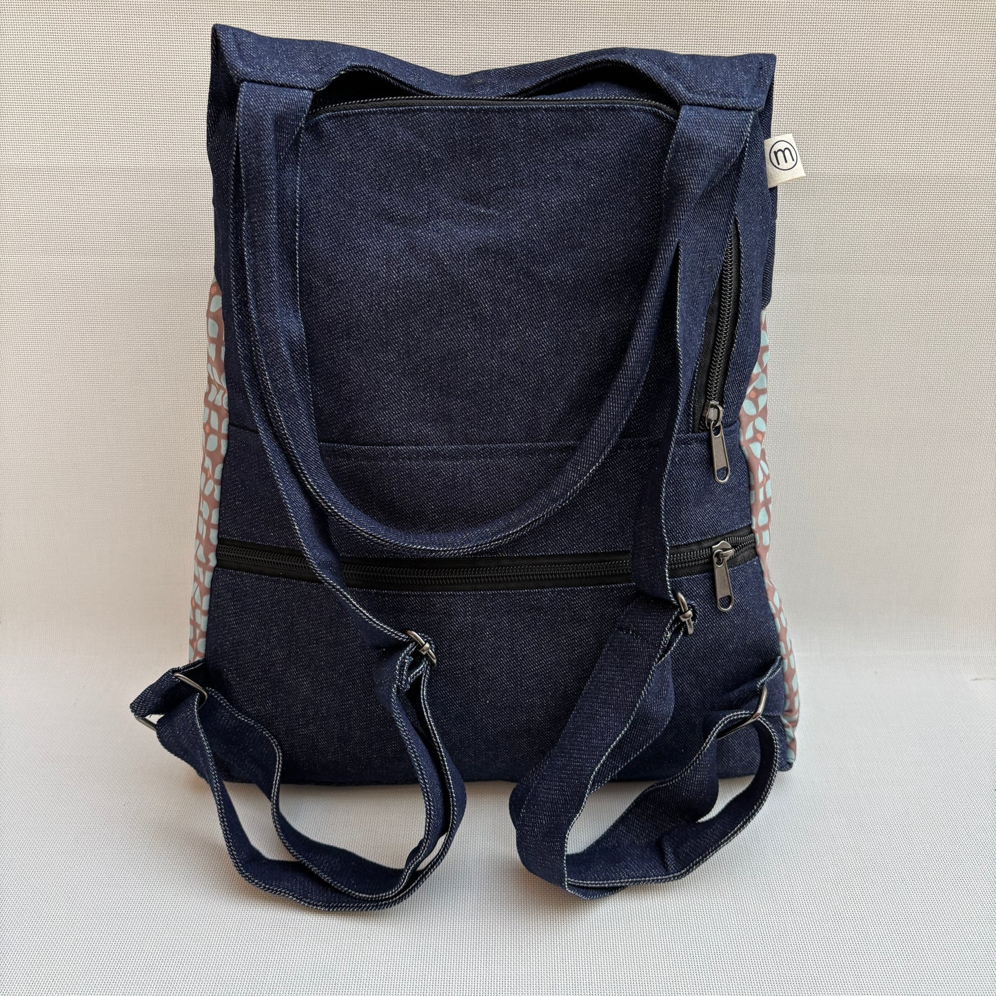 Mochila "Bhaktapur" Geometrica - Vaquera · Pieza Exclusiva 18226