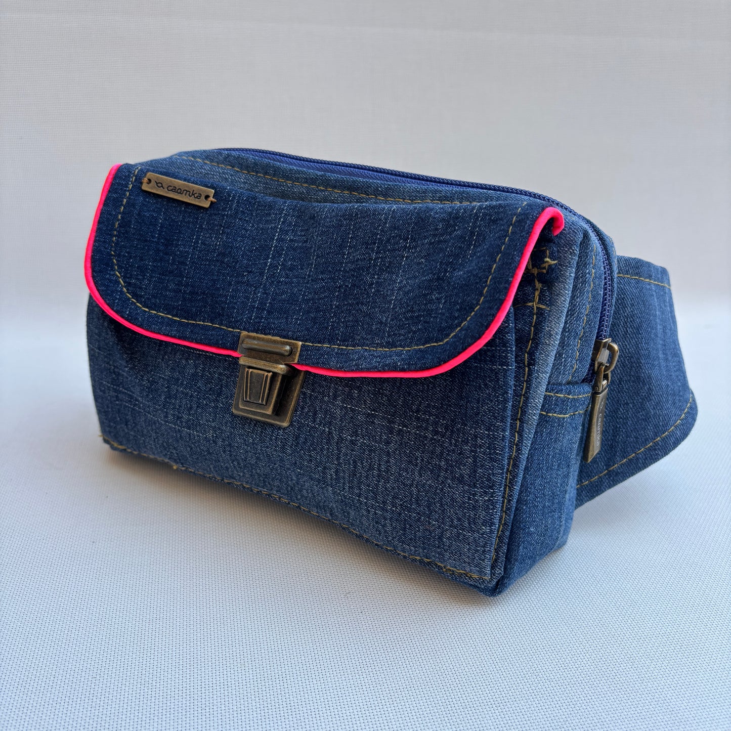Riñonera Urban "♻️ Jeans Recycled ♻️" · Pieza Única Núm. 19008