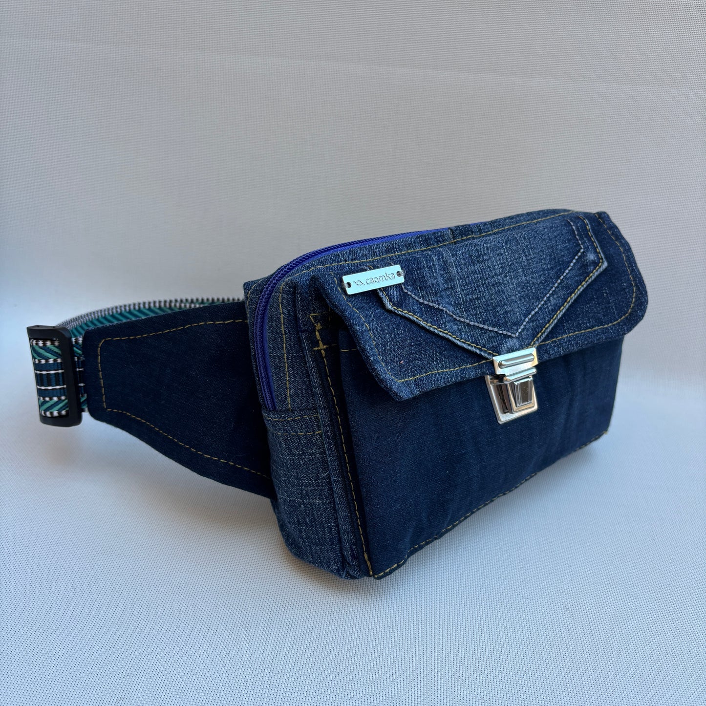 Riñonera Urban "♻️ Jeans Recycled Top ♻️" · Pieza Única Núm. 19006