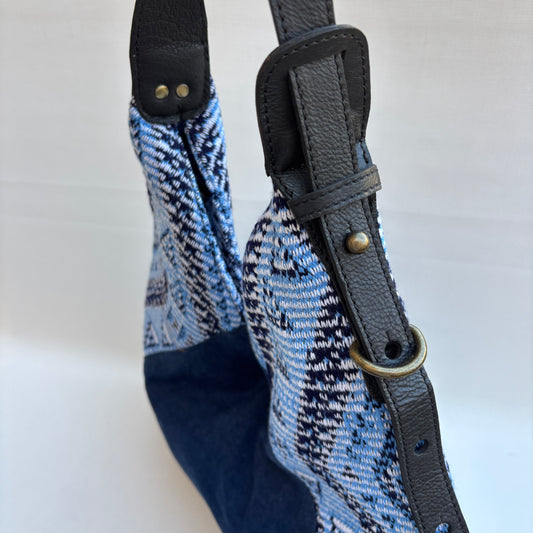 Bolso Violeta “Blue India Spirit" · Pieza Única Núm. 18948 (primeras piezas) en evolución.