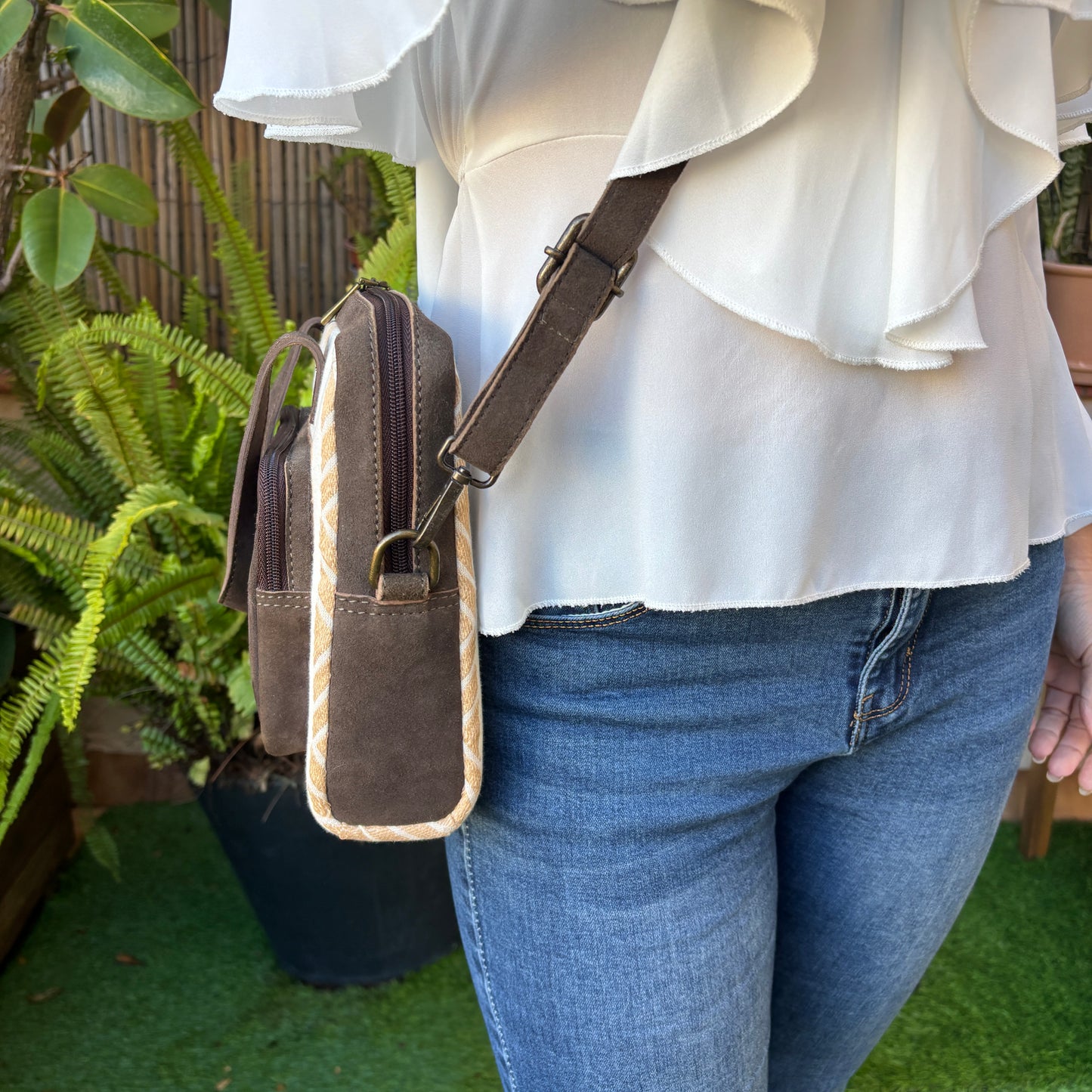 Bolso Carla "Natural Sand Luxe" · Pieza Única Núm. 18964 (primeras piezas) en evolución.