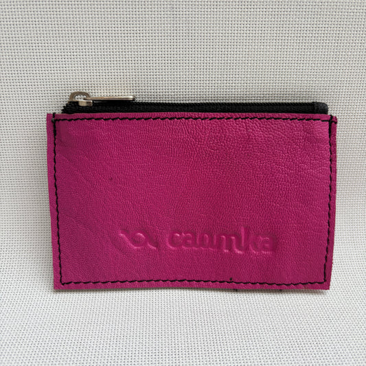 Monedero Micro CAOMKA · Piel natural · Pieza Única Núm. 16708