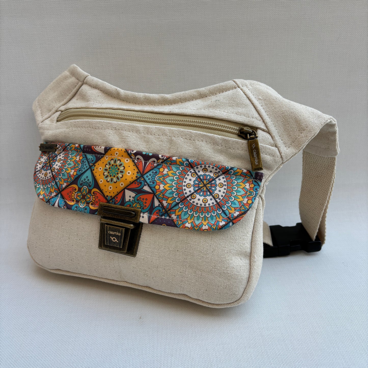 Riñonera "Special Mandalas Color Top" + Bolsillo trasero · Pieza Única Núm. 17457