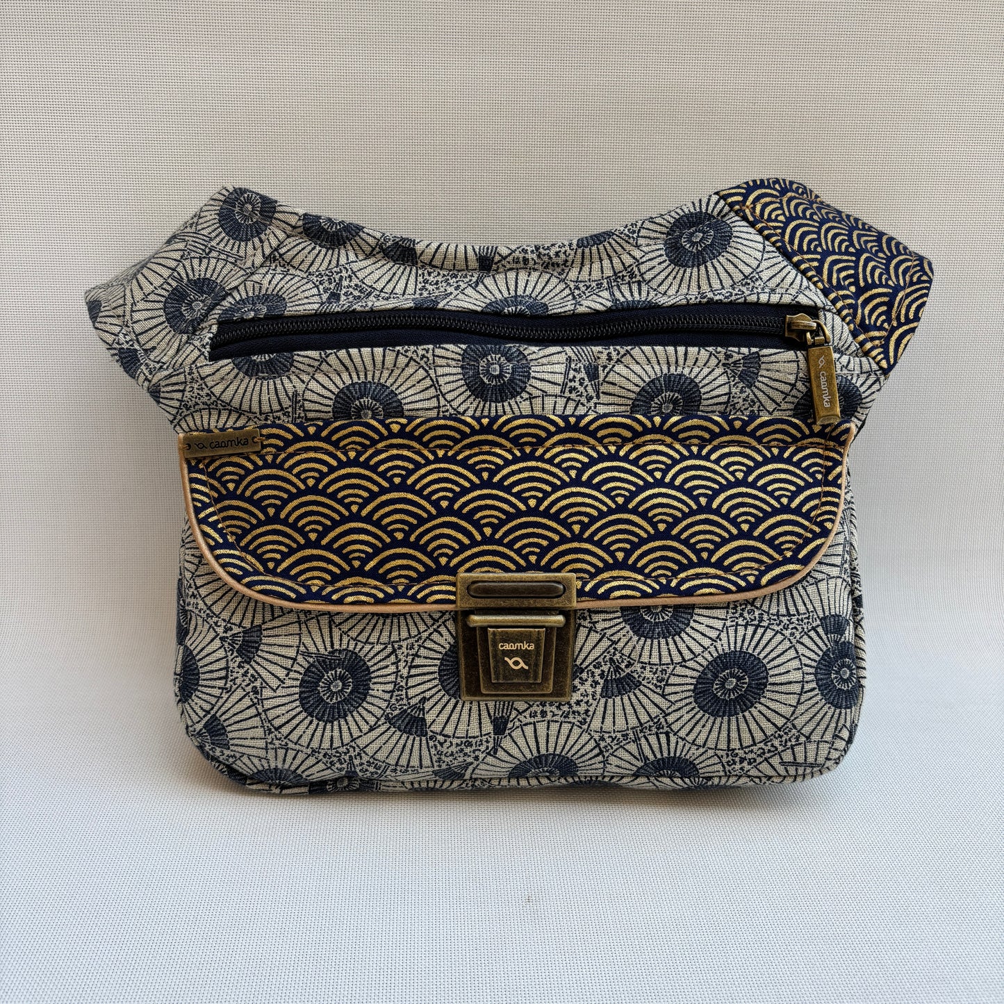 Riñonera "Special Japanese Waves Old" + Bolsillo trasero · Pieza Única Núm. 17458