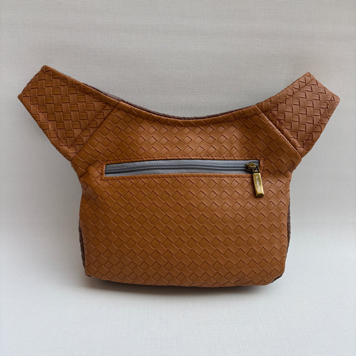 Riñonera "Special GeoWeave Terracotta" + Bolsillo trasero · Polipiel · Pieza Única Núm. 18232