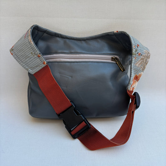 Riñonera "Special Soft Grey Japanese" + Bolsillo trasero · Polipiel · Pieza Única Núm. 18991