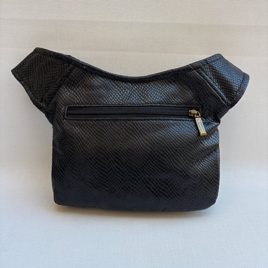 Riñonera "Elegant Brown" + Bolsillo trasero · Polipiel · Pieza Única Núm. 18999