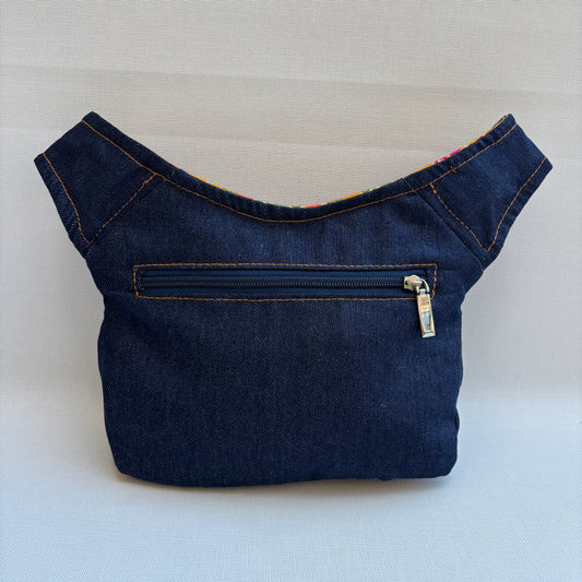 Riñonera "Jeans Denim Golden India" + Bolsillo trasero · Pieza Única Núm. 19017