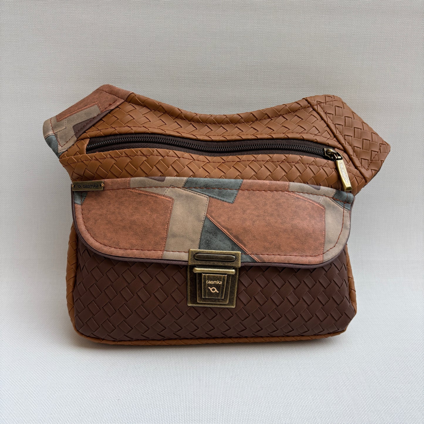 Riñonera "Special GeoWeave Terracotta" · Polipiel · Pieza única Núm. 18243