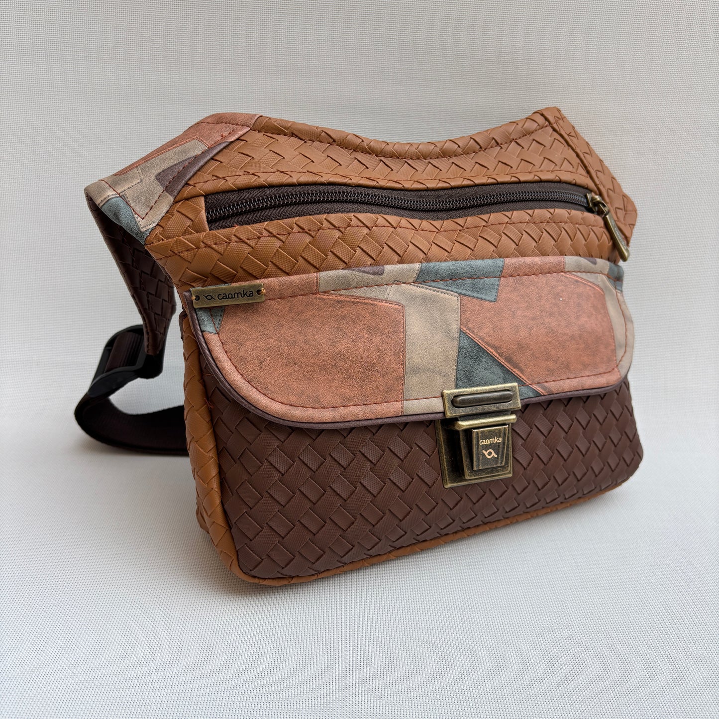 Riñonera "Special GeoWeave Terracotta" · Polipiel · Pieza única Núm. 18243