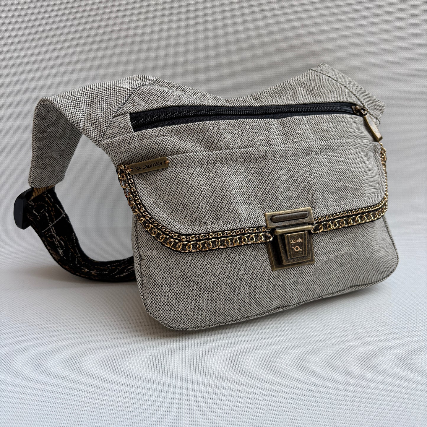 Riñonera "Elegant Autumn Top" · Pieza Única Núm. 18237