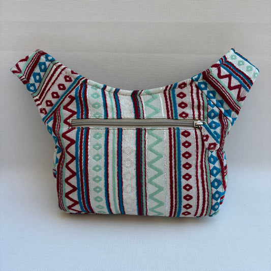 Riñonera "Velvet Silver India" + Bolsillo trasero · Pieza Única Especial Núm. 19000