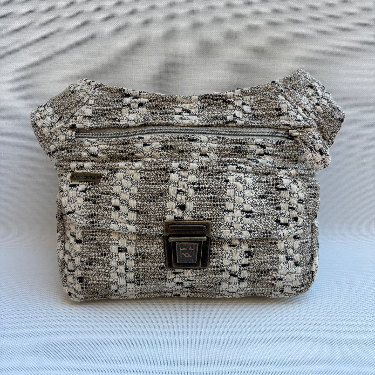 Riñonera "Special Sweet Beige & Browns" + Bolsillo trasero · Pieza Única Núm. 19102