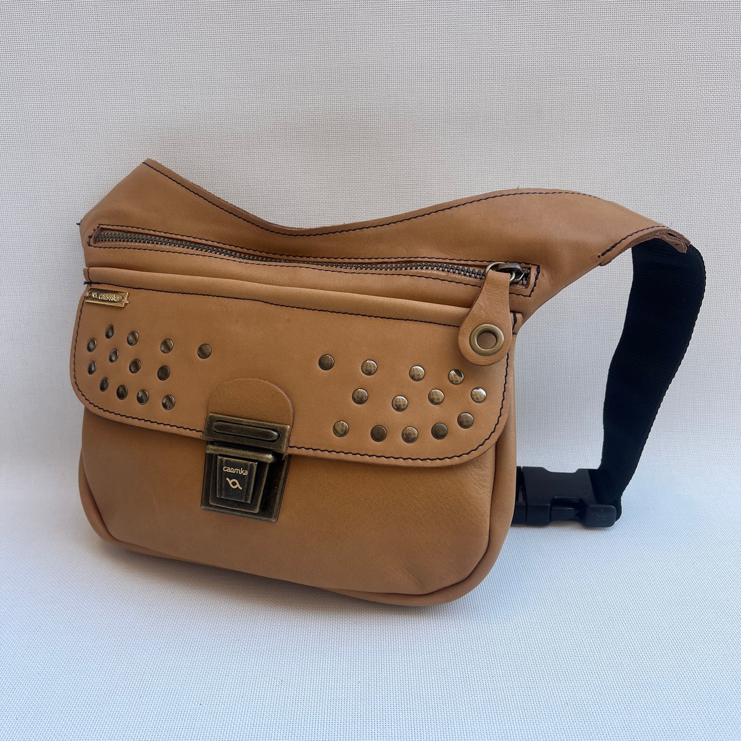 Premium Camel & Old Gold · Piel natural BioCuir® · Pieza Exclusiva Núm. 15006