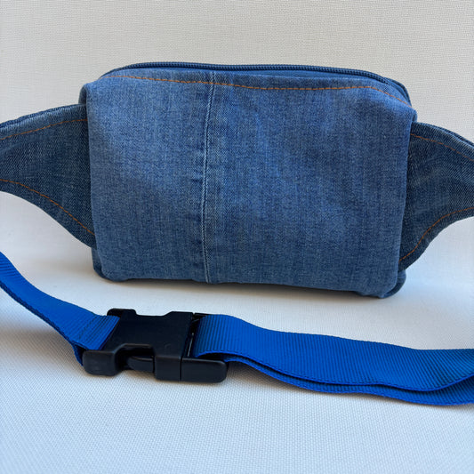 Riñonera Urban "♻️ Jeans Recycled ♻️" · Pieza Única Núm. 19110