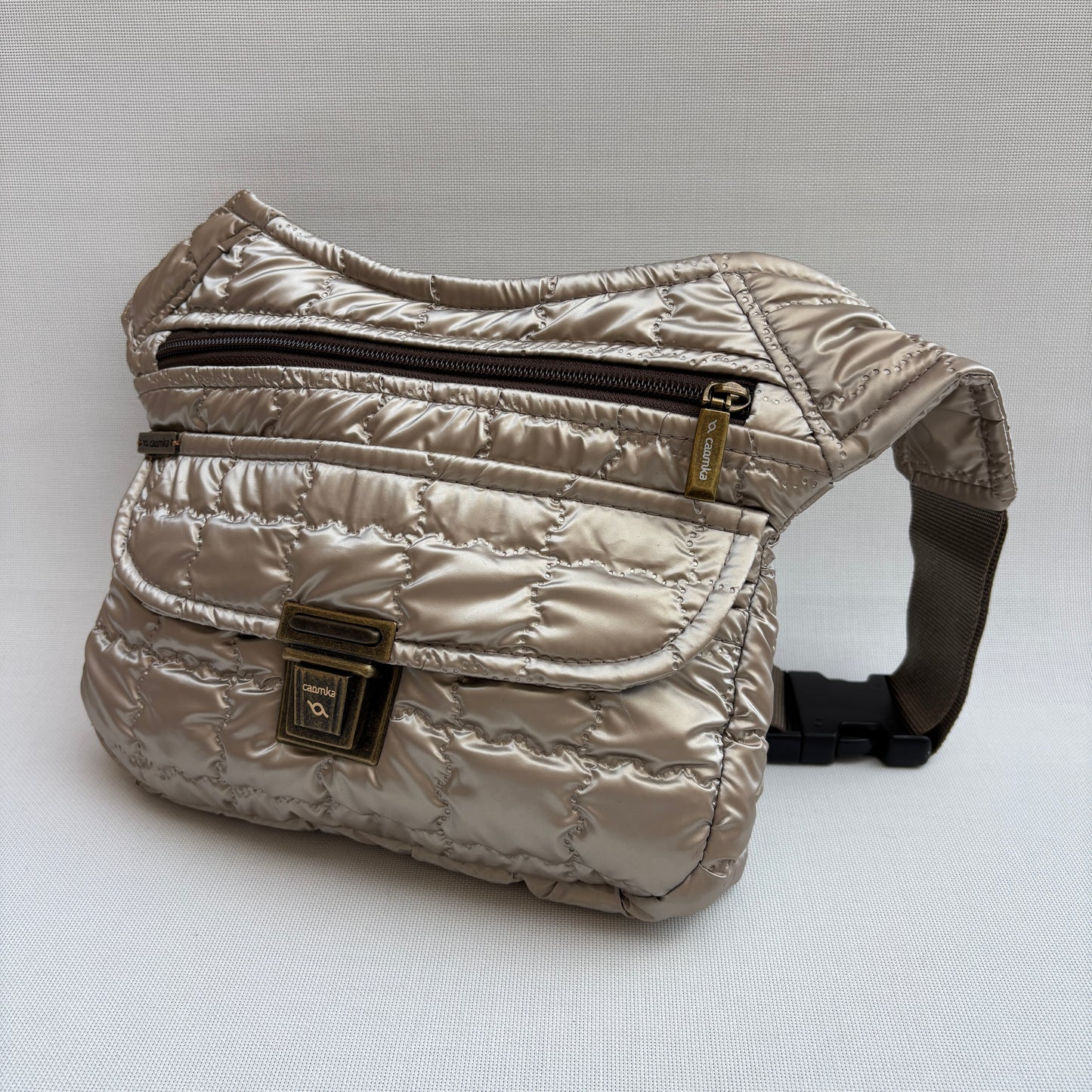 Riñonera "Special Brown Soft" + Bolsillo trasero · Pieza Única Núm. 18288