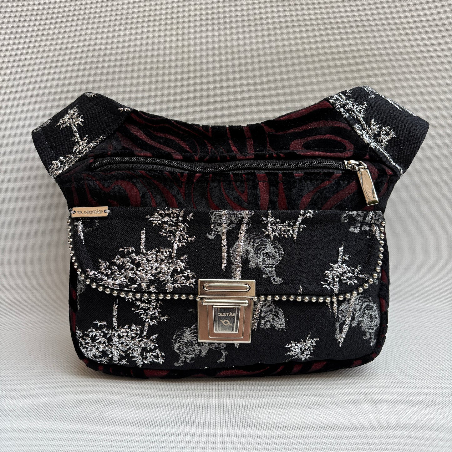 Riñonera "Special Belvet Tiger Luxury" + Bolsillo trasero · Polipiel · Pieza única Núm. 18256