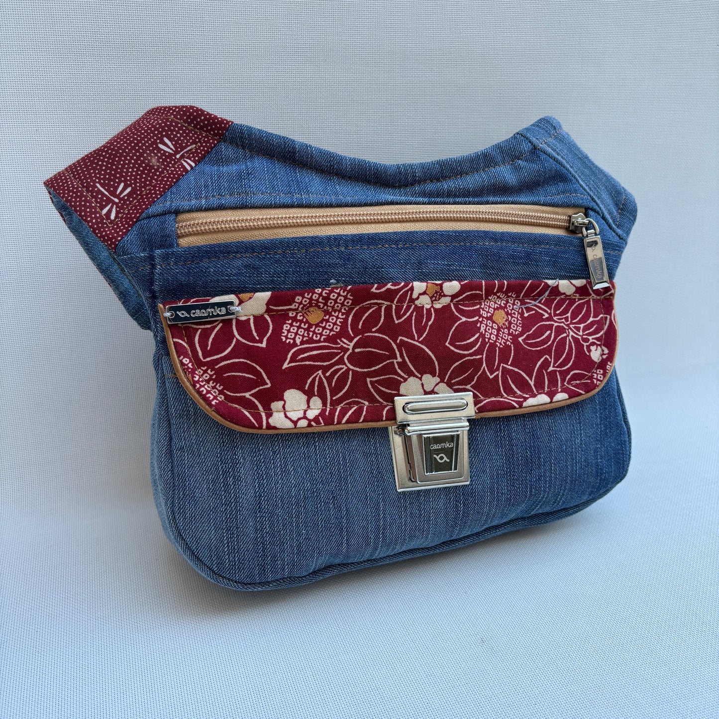 Riñonera "Japanese Top" ♻️ Jeans Recycled ♻️ · Pieza Única Núm. 17547