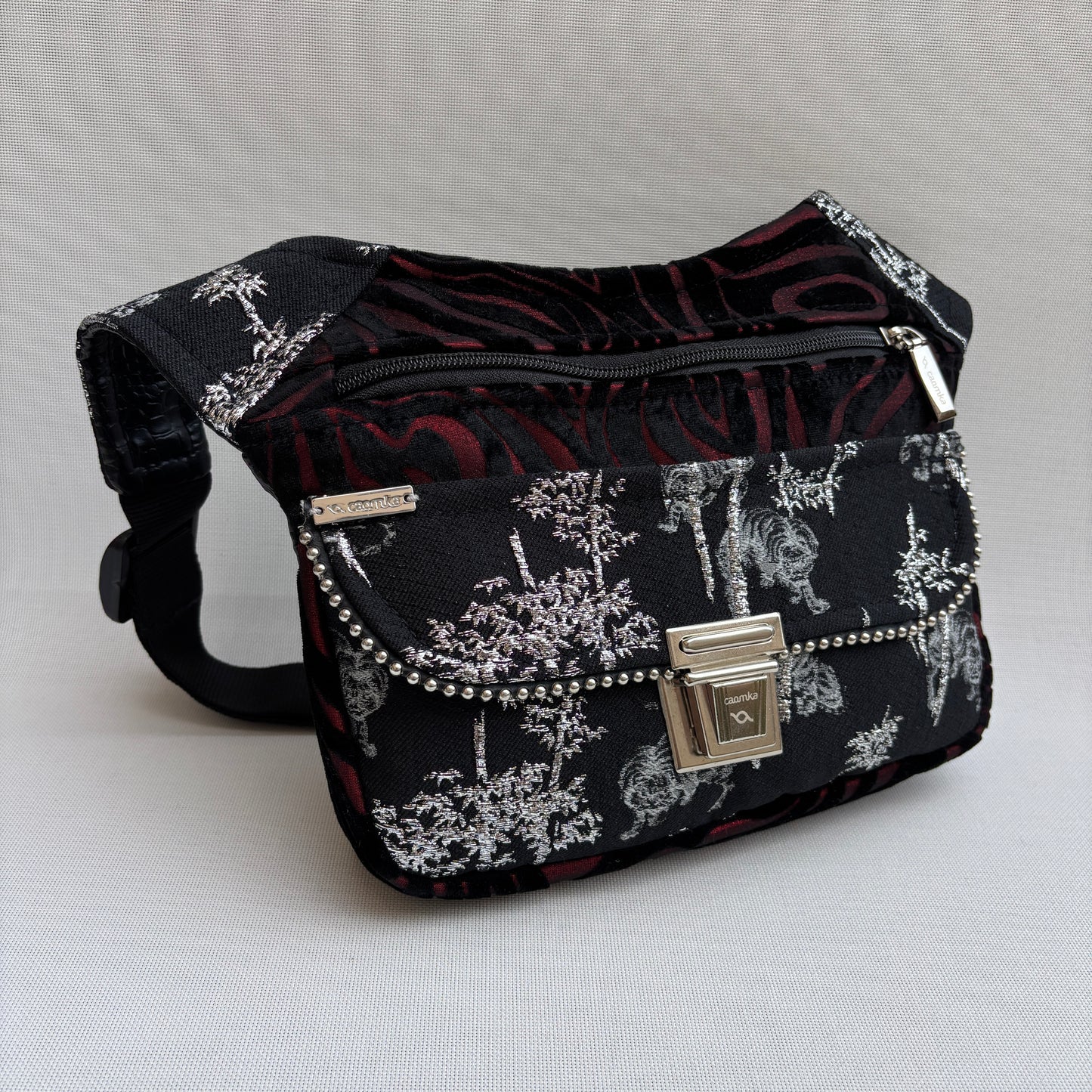 Riñonera "Special Belvet Tiger Luxury" + Bolsillo trasero · Polipiel · Pieza única Núm. 18256