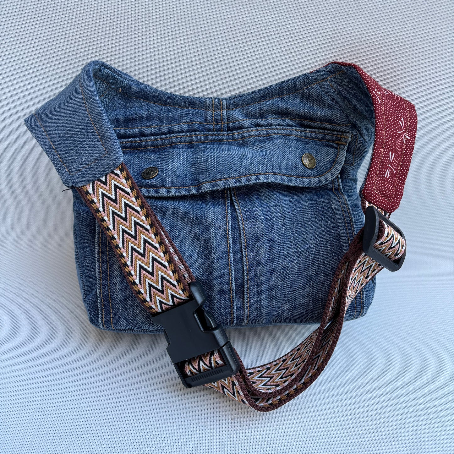 Riñonera "Japanese Top" ♻️ Jeans Recycled ♻️ · Pieza Única Núm. 17547