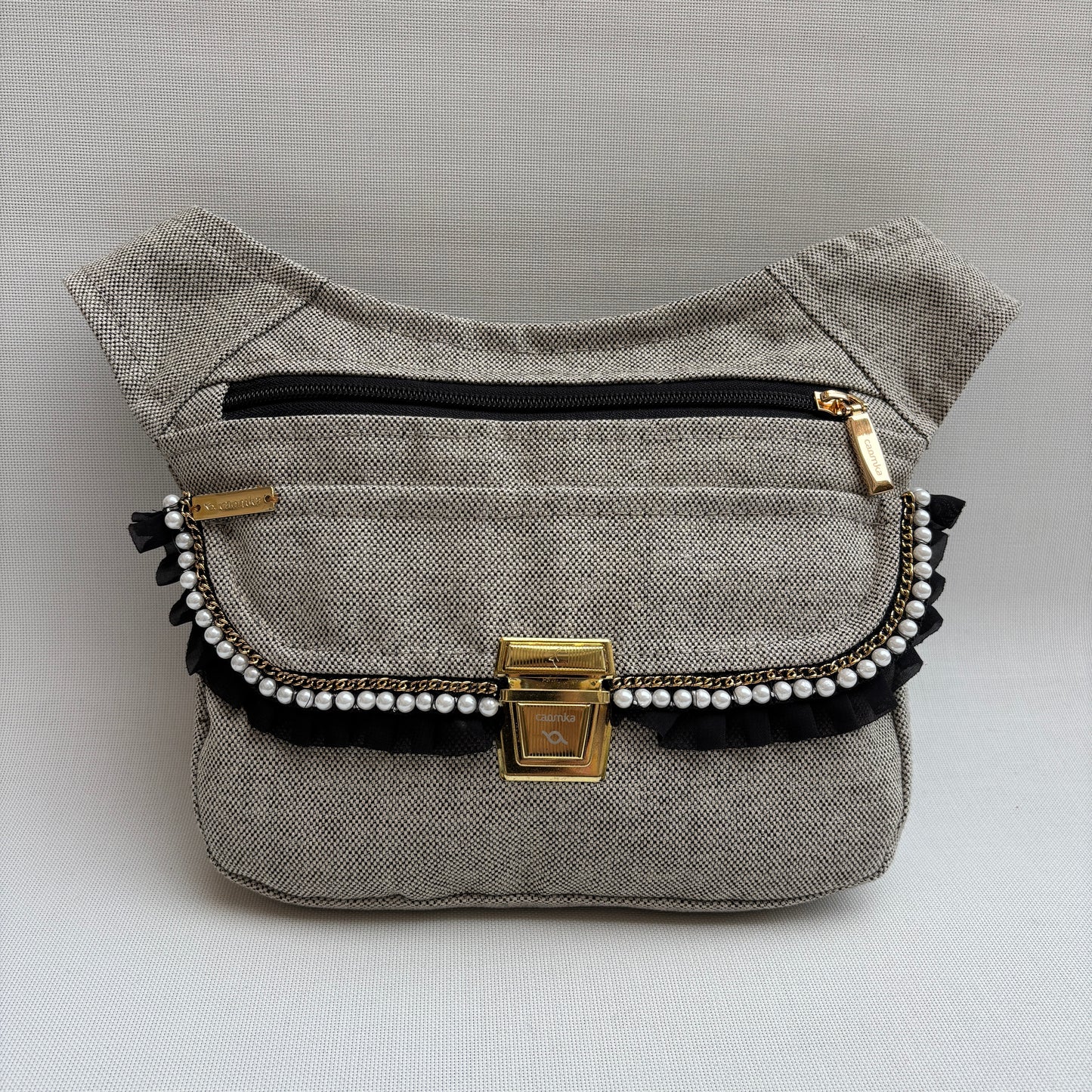 Riñonera "Elegant Luxury Top" + Bolsillo trasero · Pieza Única Núm. 18253