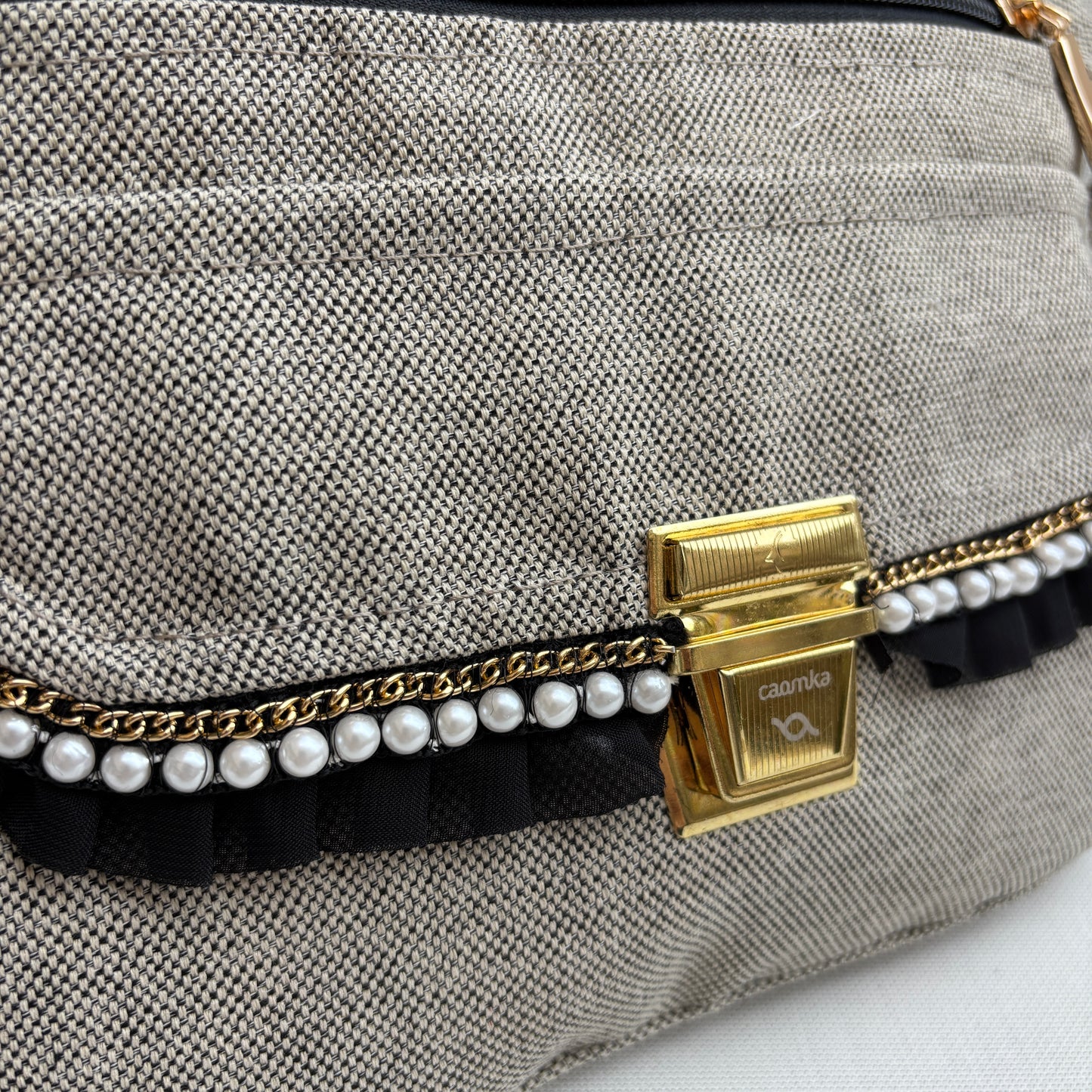 Riñonera "Elegant Luxury Top" + Bolsillo trasero · Pieza Única Núm. 18253