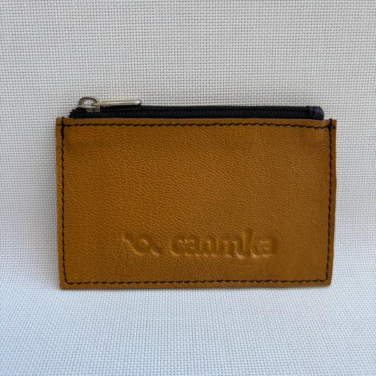 Monedero Micro CAOMKA · Piel natural · Pieza Única Núm. 16725