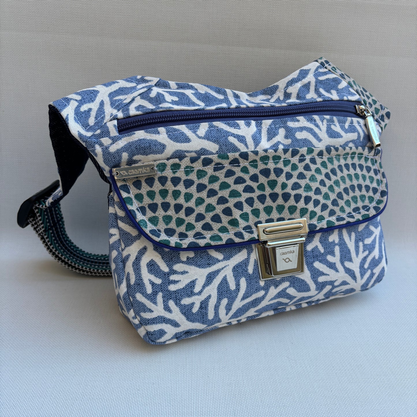 Riñonera "Special Coral Top" + Bolsillo trasero · Pieza Única Núm. 19029