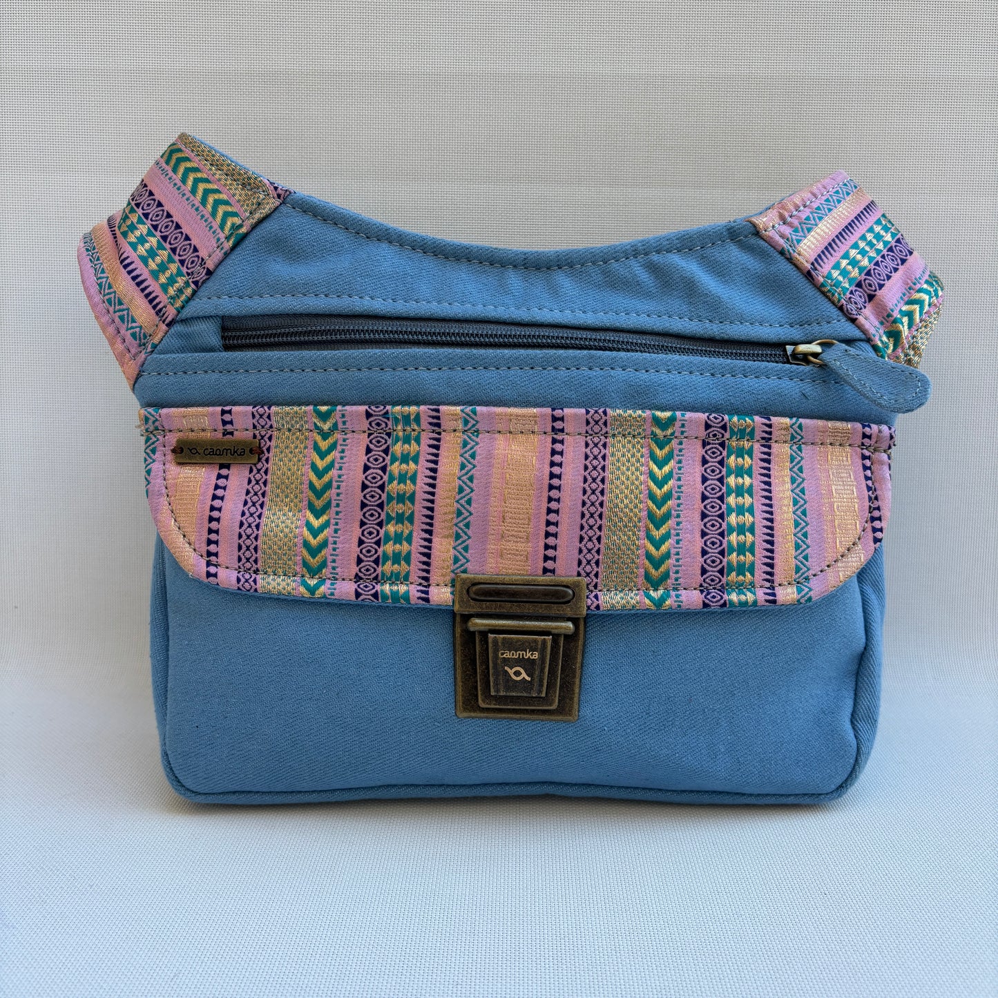 Riñonera "Special Jeans India Pink" + Bolsillo trasero · Pieza Única Núm. 19025