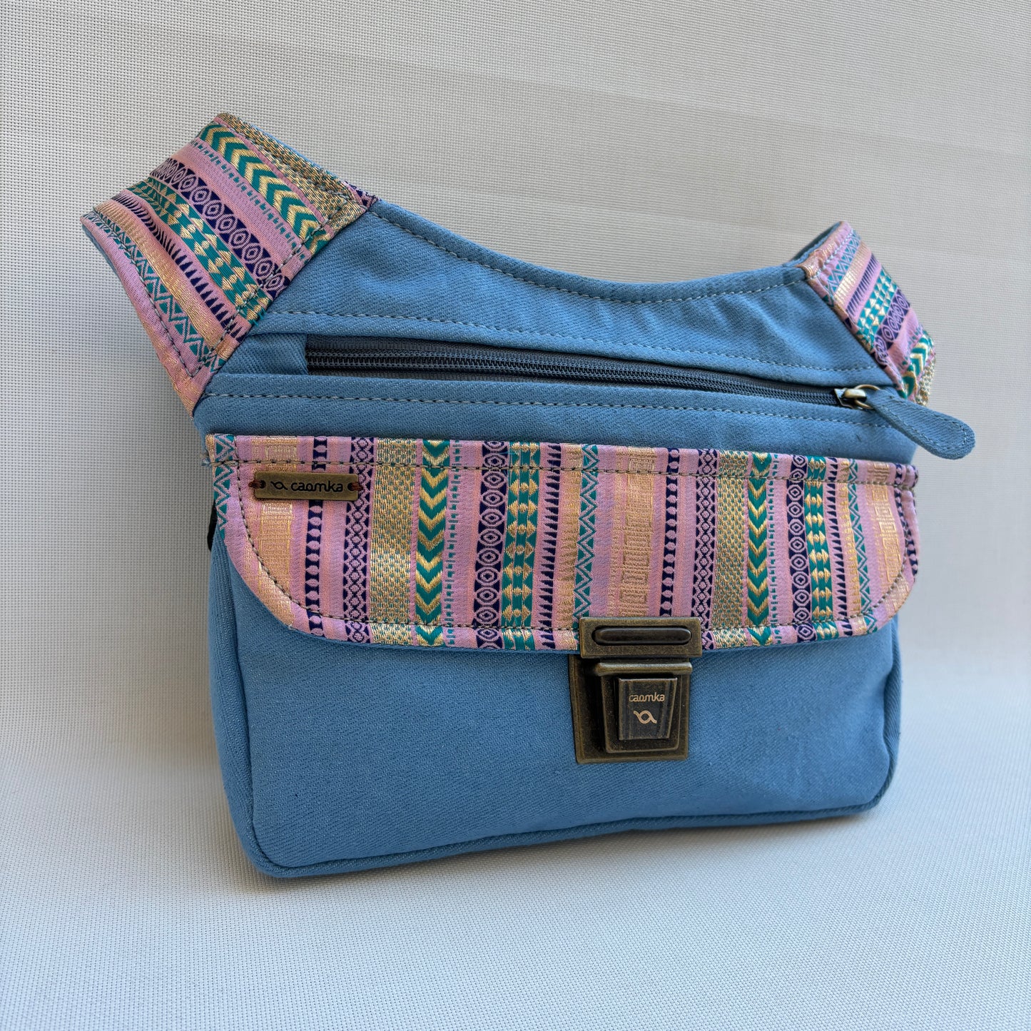 Riñonera "Special Jeans India Pink" + Bolsillo trasero · Pieza Única Núm. 19025